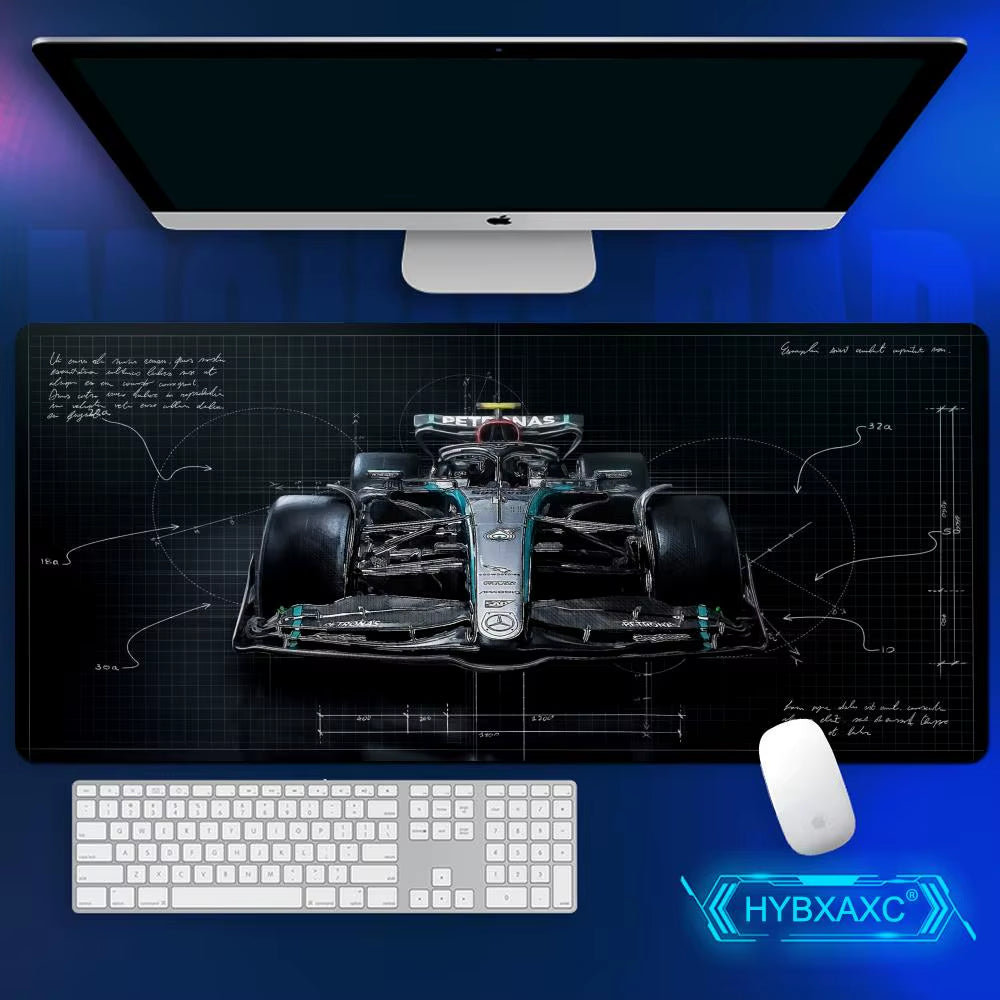 AMGS Formulas 1 F1 Mouse Pad Mousemat XXL Computer Accessories Large Keyboard Laptop Table Pad the New Product Gamer Gaming