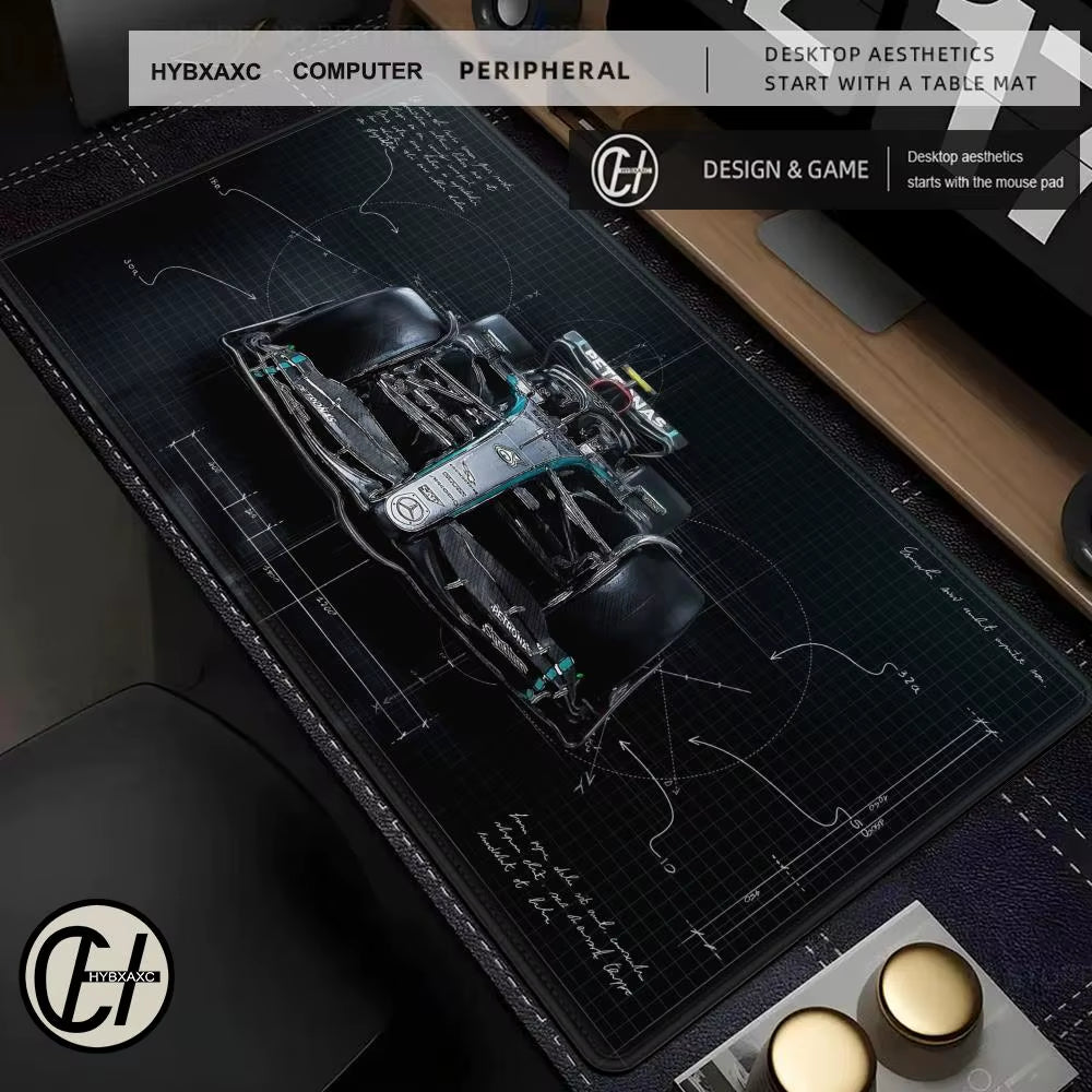 AMGS Formulas 1 F1 Mouse Pad Mousemat XXL Computer Accessories Large Keyboard Laptop Table Pad the New Product Gamer Gaming
